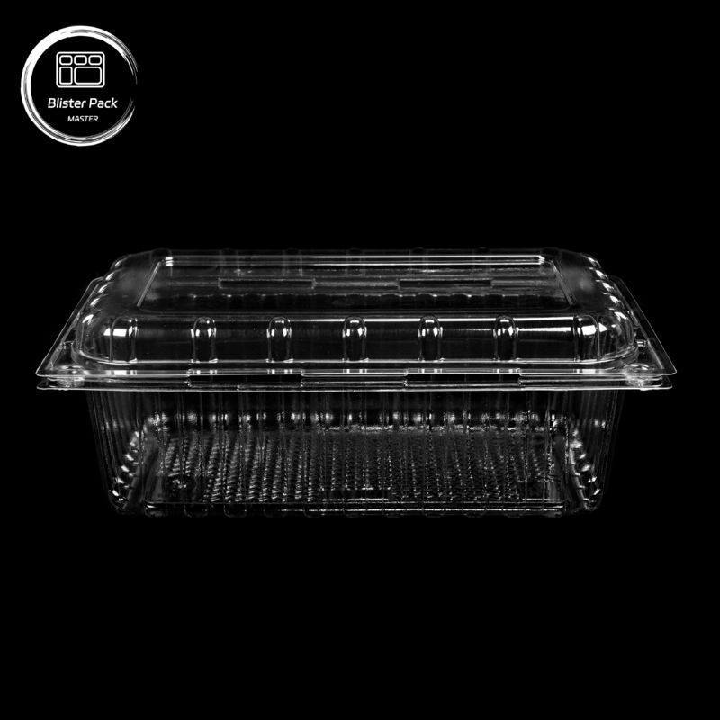 Các hộp nhựa dùng một lần với nắp cho bao bì Litchi & nho