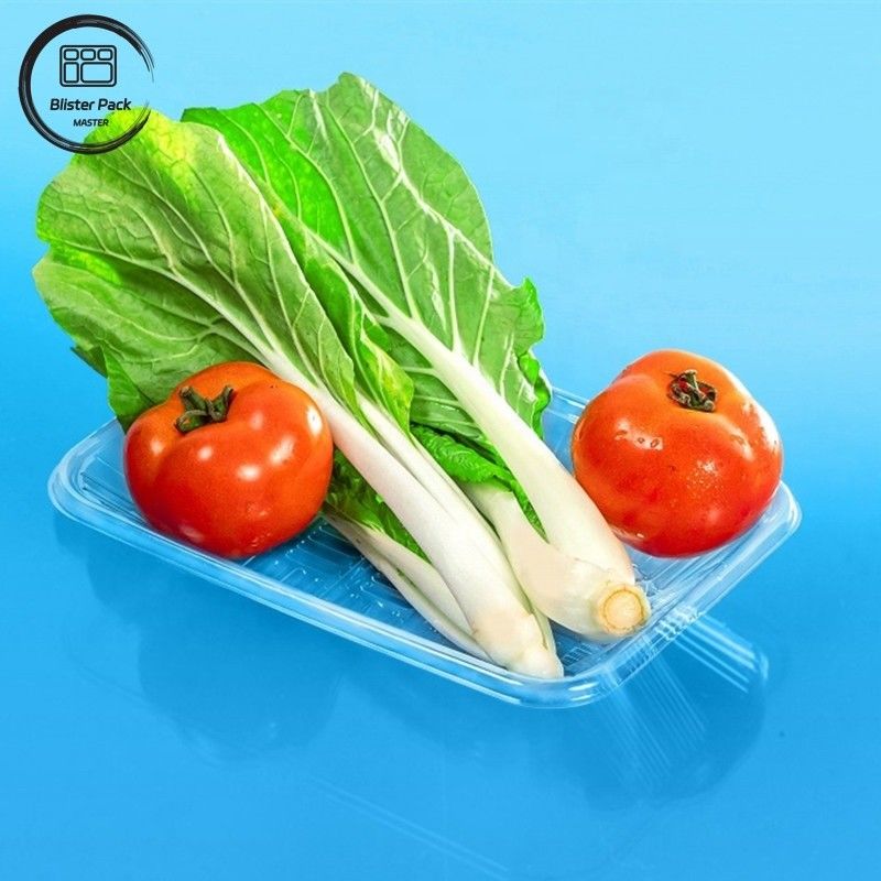 Thẻ bao bì bắp phồng siêu thị cho các sản phẩm tươi trái cây rau và thịt
