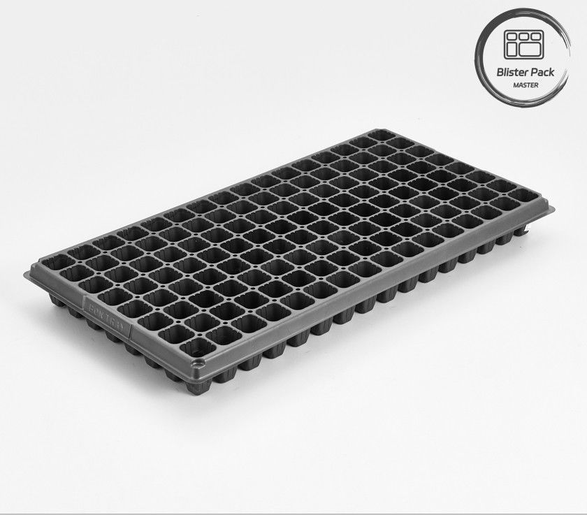 128 Cell PS Thẻ trồng cây bằng nhựa cho nhà trồng rau 0.8mm đến 1.0mm Tray phát triển cây dày