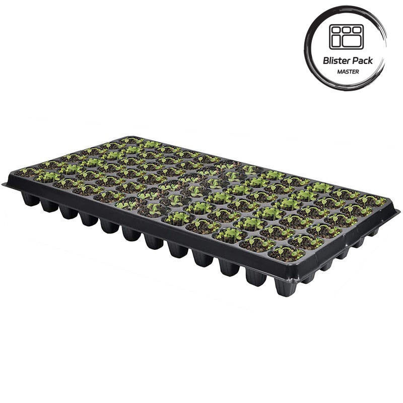 Polystyrene tay ném gạo gieo hạt mỡ đĩa nhựa Extra Deep Seeder với nhiều lỗ tùy chọn (128 đến 648 tế bào)