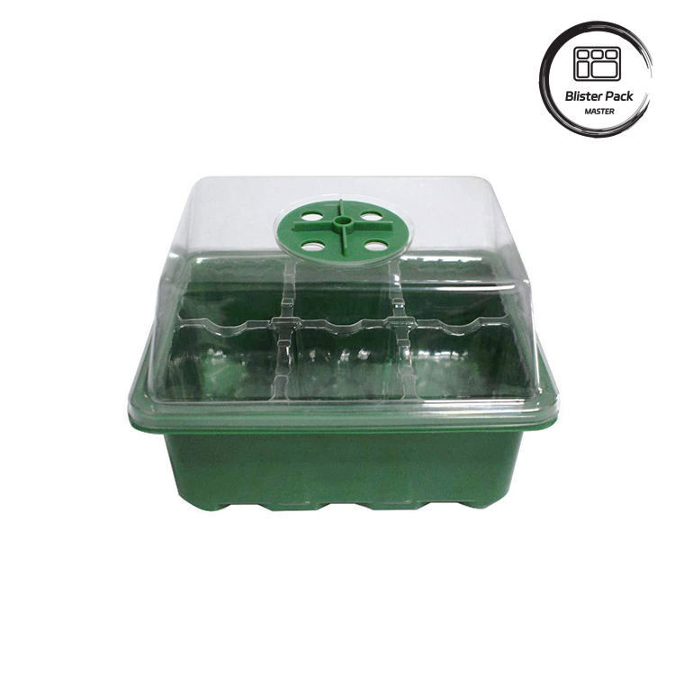 Thiết kế vườn phong cách Nội thất cứng Thẻ hạt nhân nhựa Hệ thống vườn ươm màu xanh lá cây