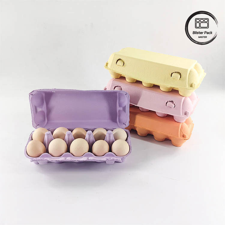 Bao bì trứng bạch tuộc sinh thái tùy chỉnh 12 6 4 Hộp giấy bột hộp trứng cho trứng gà