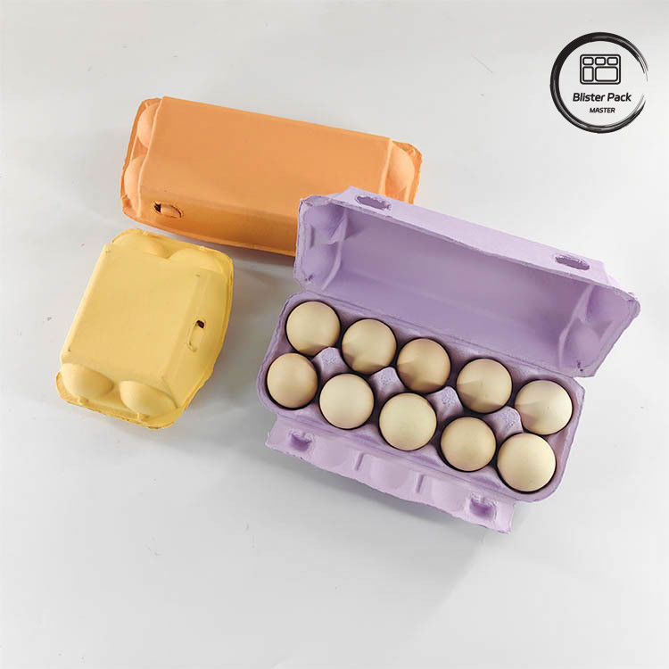 Bao bì trứng bạch tuộc sinh thái tùy chỉnh 12 6 4 Hộp giấy bột hộp trứng cho trứng gà