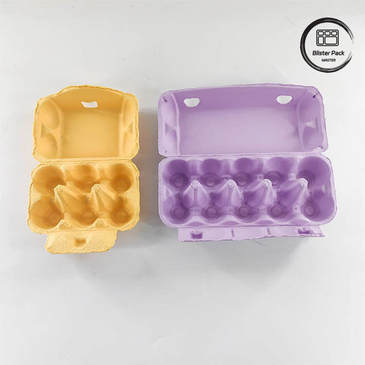 Bao bì trứng bạch tuộc sinh thái tùy chỉnh 12 6 4 Hộp giấy bột hộp trứng cho trứng gà