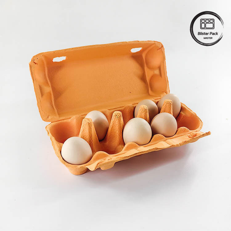 Bao bì trứng bạch tuộc sinh thái tùy chỉnh 12 6 4 Hộp giấy bột hộp trứng cho trứng gà