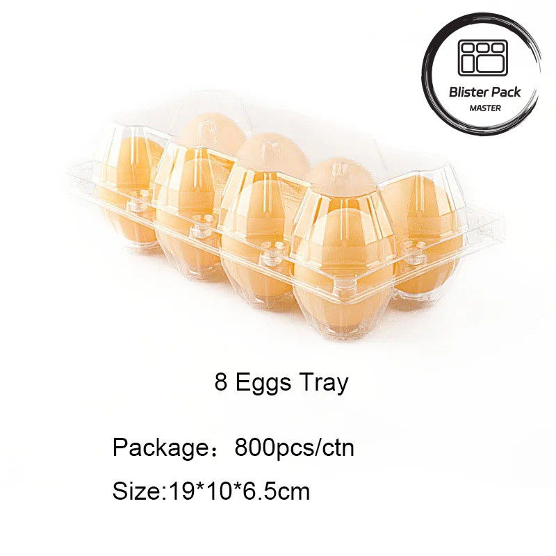 Thang trứng nhựa trong suốt 4 đến 30 quả trứng Bao bì hộp phồng