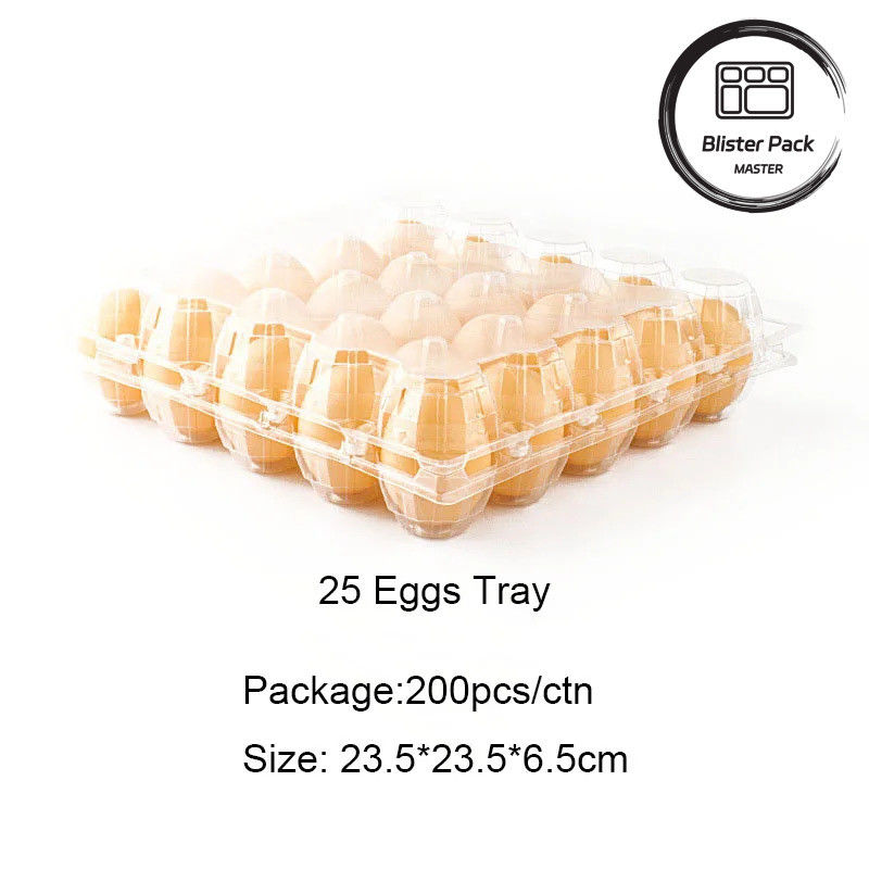 Thang trứng nhựa trong suốt 4 đến 30 quả trứng Bao bì hộp phồng