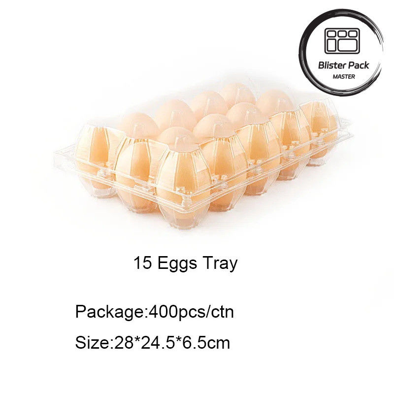 Thang trứng nhựa trong suốt 4 đến 30 quả trứng Bao bì hộp phồng