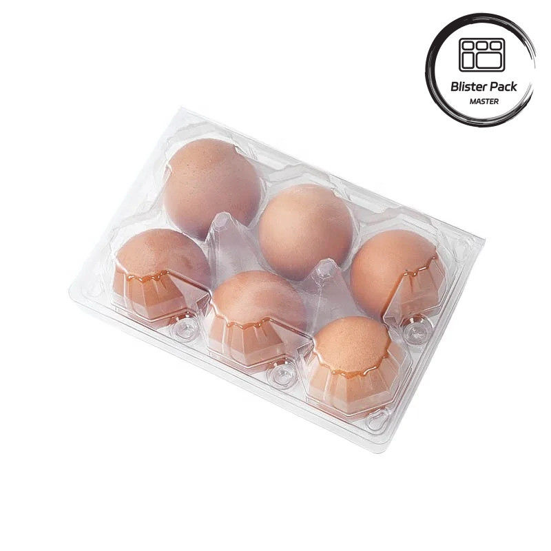 28 lỗ Thermformed Custom Clear PET Plastic Transparent Egg Blister Tray Cho trứng gà