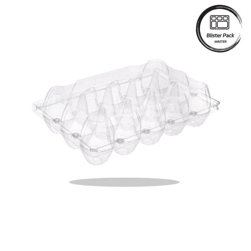 20/24/30 Cell PET Clear Plastic Egg Blister Tray Bao bì trứng gà quái vật dùng một lần với nắp