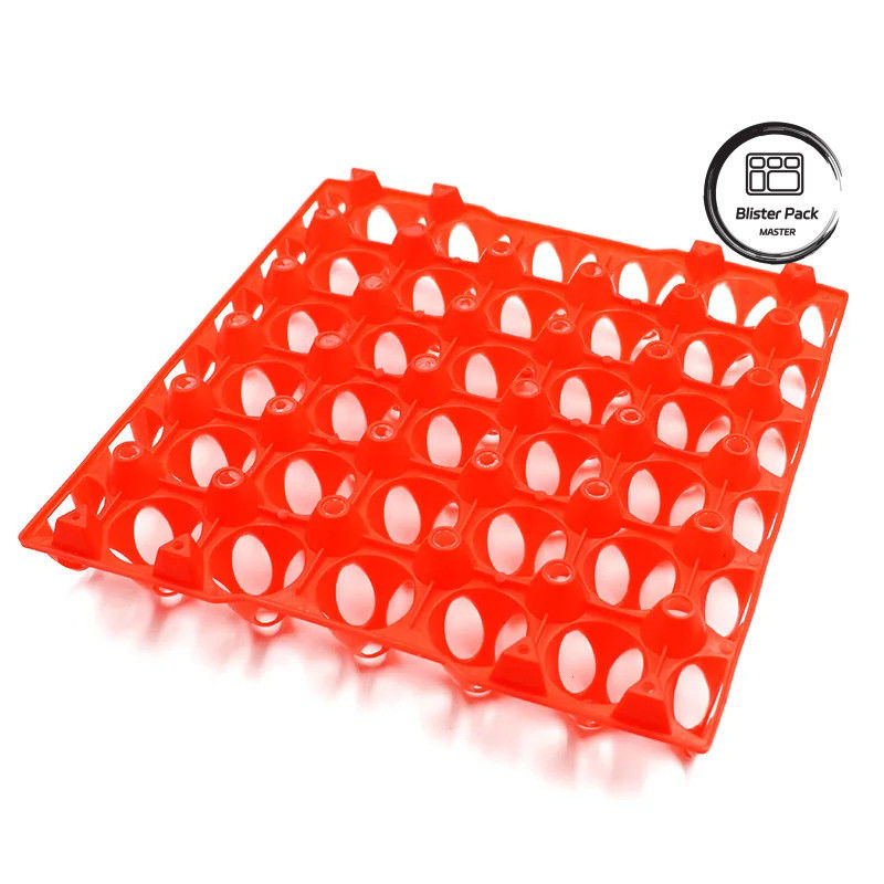 30 Thang Trứng Blister Thẻ nhựa màu sắc Thang nhựa nhiệt hình bền cho trang trại gà