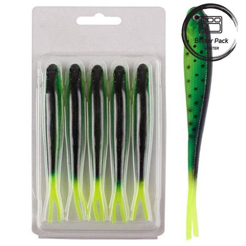PVC Blister Packaging for Fish Bait Hooks Long Lasting Fishing Lure Tackle Slide Pack với thẻ