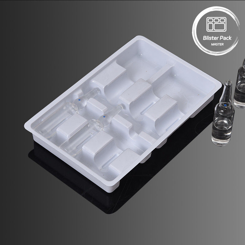 Thang nhựa được hình thành bằng chân không y tế cho 6 tiêm Bao bì phồng cho 5ml Và 10ml chai