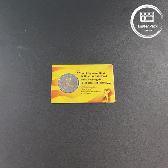 Bao bì Blister Custom rõ ràng Clamshell cho đồng xu với bao bì bìa