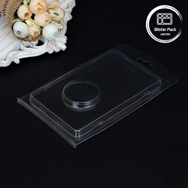 Bao bì Blister Custom rõ ràng Clamshell cho đồng xu với bao bì bìa