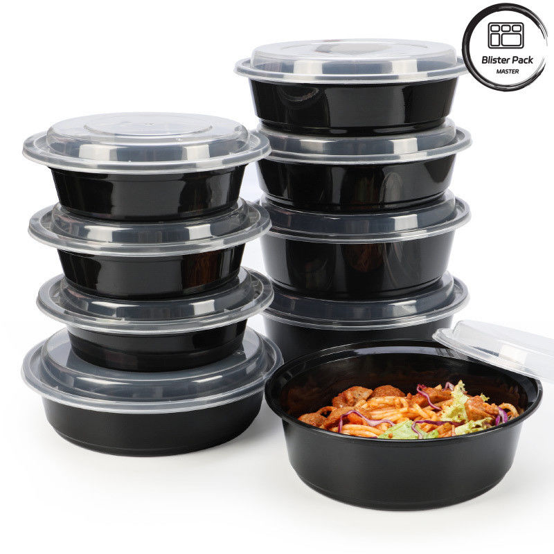 Thùng chứa salad dùng một lần không chứa BPA Không rò rỉ Nhiều kích thước 8oz 12oz 16oz 24oz 32oz