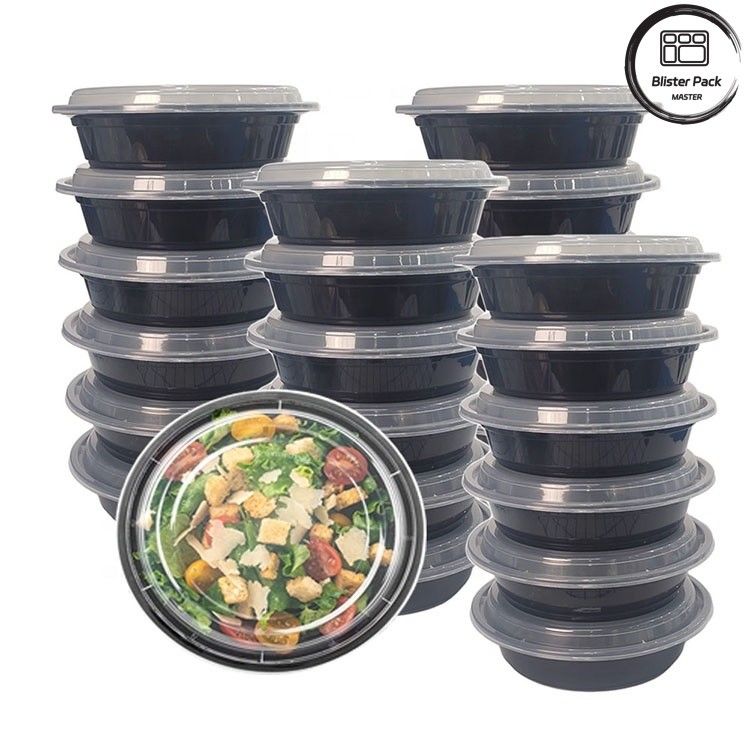 Thùng chứa salad dùng một lần không chứa BPA Không rò rỉ Nhiều kích thước 8oz 12oz 16oz 24oz 32oz