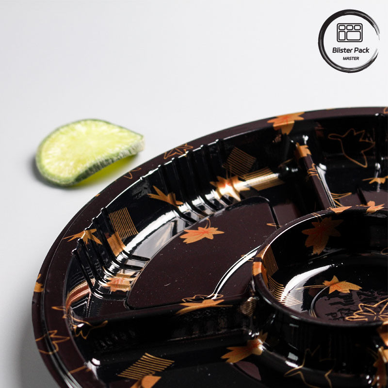 Đàn đĩa sushi dùng một lần đơn và đa tế bào thuận tiện cho các nhu cầu ăn uống khác nhau