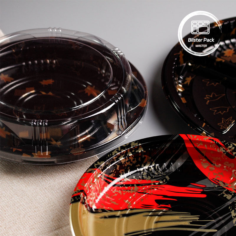 Đàn đĩa sushi dùng một lần đơn và đa tế bào thuận tiện cho các nhu cầu ăn uống khác nhau