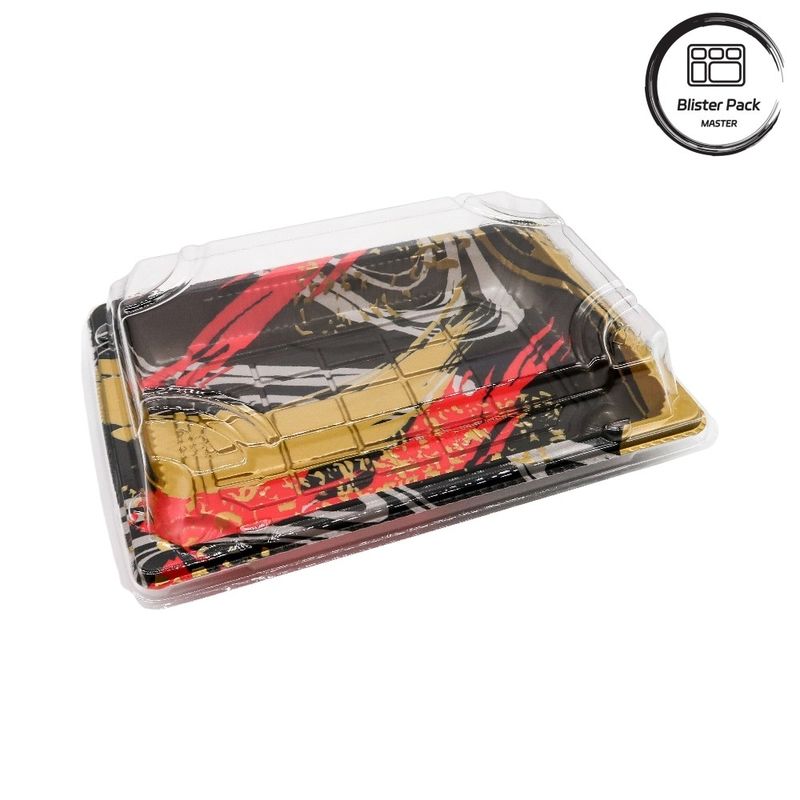 Đồ đựng sushi bằng nhựa dùng một lần theo kiểu Nhật Bản lý tưởng cho sử dụng chuyên nghiệp và gia đình