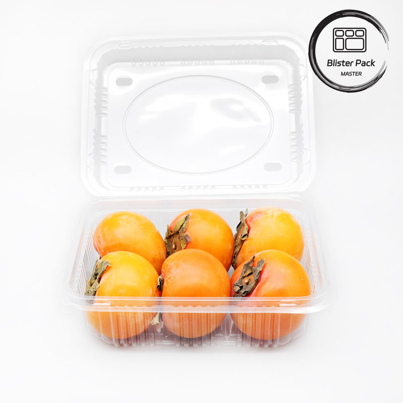 Đàn đĩa rau tươi PET trong suốt và đĩa trái cây tươi - lý tưởng để trưng bày và lưu trữ