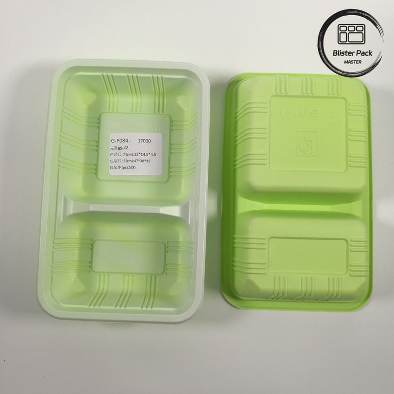Phân khúc 2-3-4 tùy chỉnh PP Hot Food Takeaway Bento Box Eco Friendly Rectangular