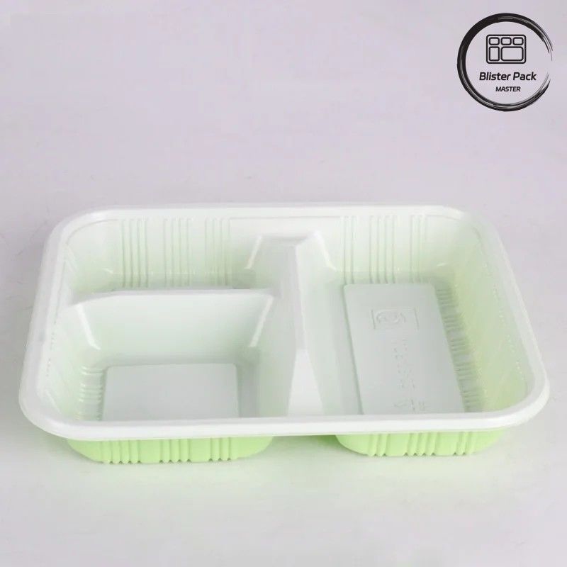 Phân khúc 2-3-4 tùy chỉnh PP Hot Food Takeaway Bento Box Eco Friendly Rectangular