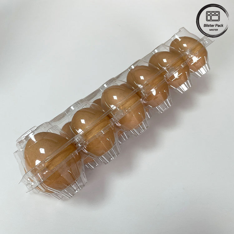 12 Đếm Thể sử dụng nhiều lần Tray Blister Plastic Chicken Egg Tray Thermoforming Cho Lưu trữ Và Giao thông