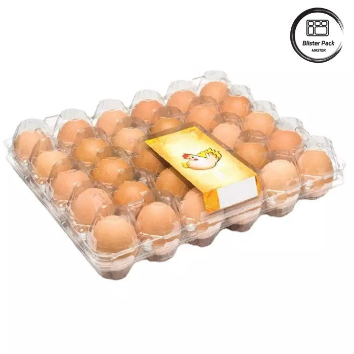 Thẻ nén trứng PET kích thước tùy chỉnh Thẻ nhựa dạng chân không dùng một lần