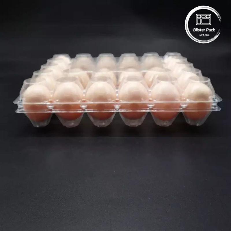 Thẻ nén trứng PET kích thước tùy chỉnh Thẻ nhựa dạng chân không dùng một lần