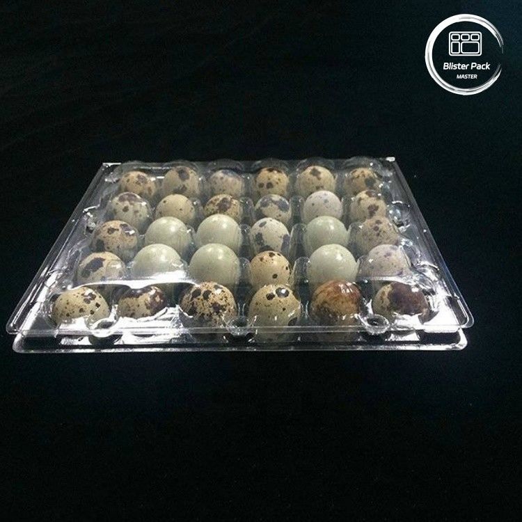 Thẻ bàng hoa trứng bạch tuộc rõ ràng với 30 lỗ bao bì trứng hàng loạt giá cả phải chăng