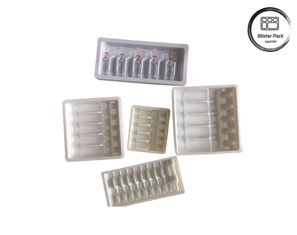 OEM & ODM PET Lồng Plastic Blister, Bao bì bên trong tùy chỉnh cho ampoules và vials