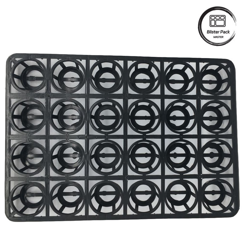 Đồ đựng hoa nhựa 24 lỗ màu tùy chỉnh, Thẻ trồng vườn ươm bền