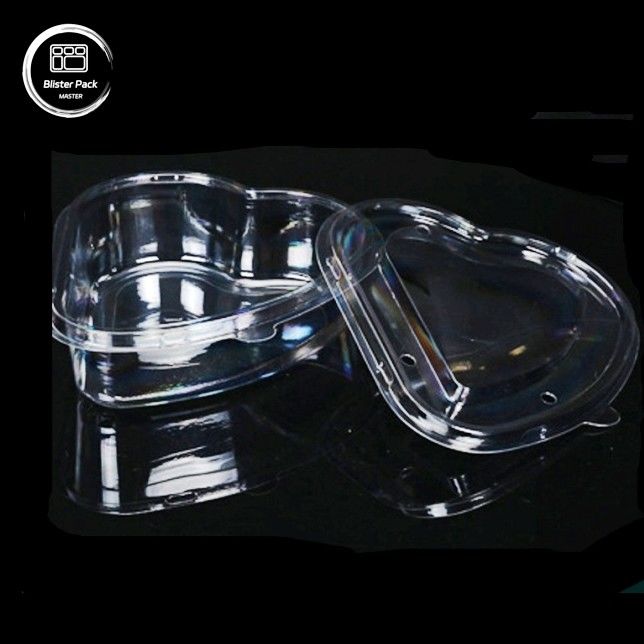 Thẻ nhựa PP trong suốt có thể dùng một lần, bao bì 6 lỗ cho sô cô la, kẹo, bánh trăng, bánh muffin và bánh nướng