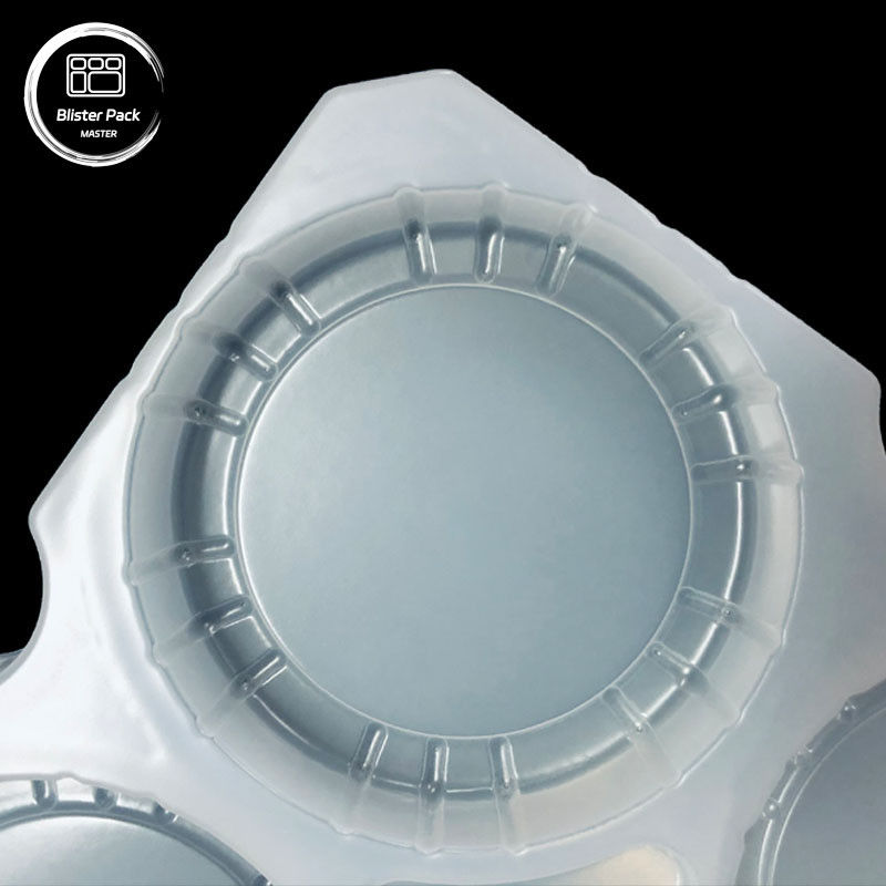 Nhà máy OEM Bảo vệ doanh thu PP Blister Tray với nắp, chai đồ uống và bao bì ly sữa chua