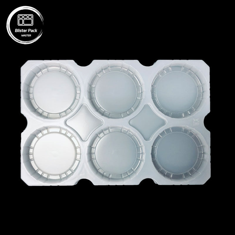 Nhà máy OEM Bảo vệ doanh thu PP Blister Tray với nắp, chai đồ uống và bao bì ly sữa chua