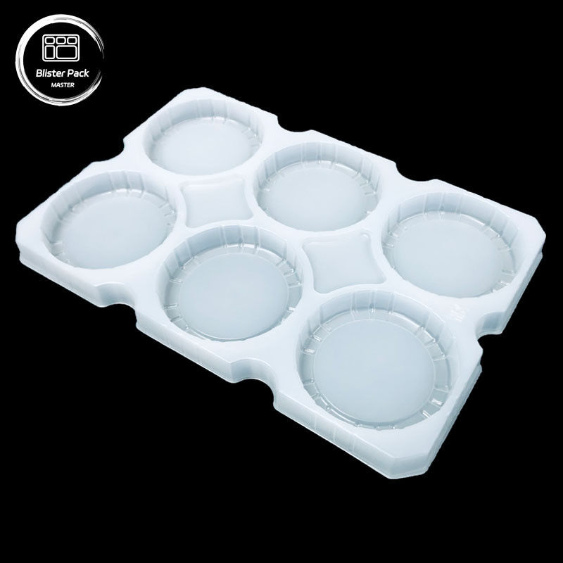 Nhà máy OEM Bảo vệ doanh thu PP Blister Tray với nắp, chai đồ uống và bao bì ly sữa chua
