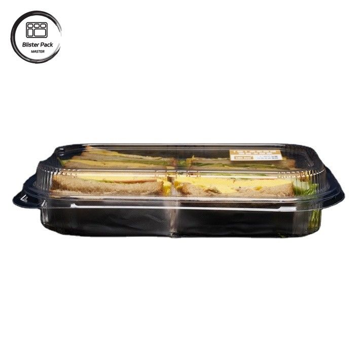 Hỗn hợp đơn giản PET Swiss Roll Cake Box cho món tráng miệng và đóng gói quà tặng