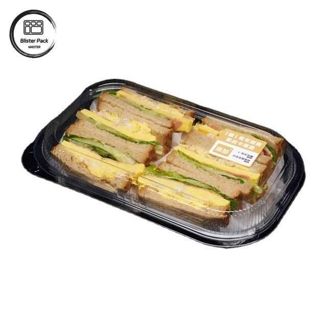 Hỗn hợp đơn giản PET Swiss Roll Cake Box cho món tráng miệng và đóng gói quà tặng